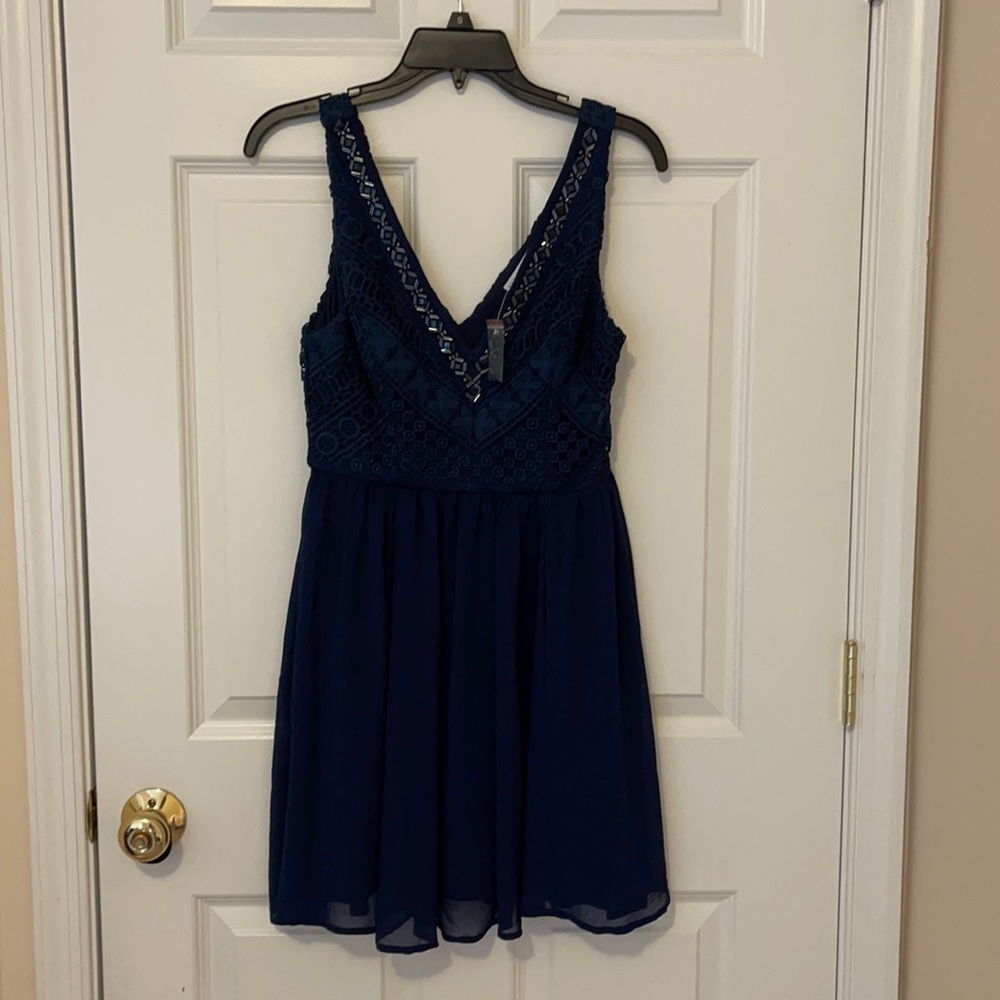 Little blue party dress